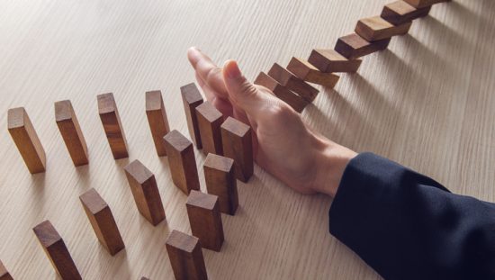 Stopping dominoes from falling in an act of ISO 31000:2018 risk management