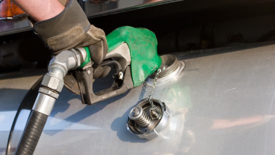 Pumping in some ASTM D975-20 diesel fuel oil for a big rig truck