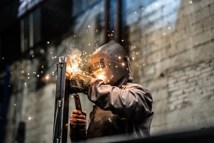 Welding right near the eyes but preventing fires with NFPA 51B-2019