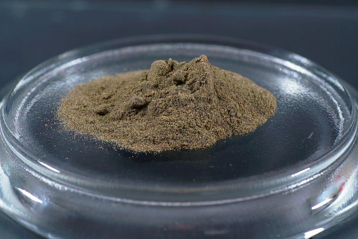 A pile of dirt