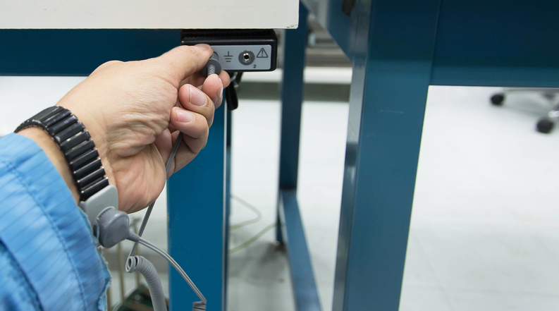 Grounding electrostatic discharge that is specified in ANSI/ESD S6.1-2019